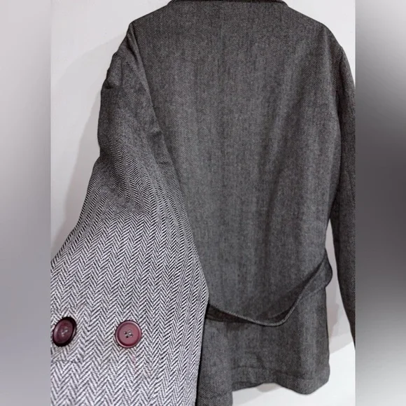 Vintage Workshop Milano Gray Trench Coat - Picture 7 of 12